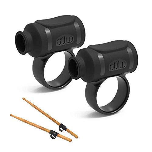 MOGOI Drum Stick Control Clip Drumstick Accessories, Drumsticks Aid Auxiliary Tool, Anti-Slip, Drop-Proof, Easy Stick Twirl, Good for Beginner Drummer (Pack of 2) - Thumbnail 7