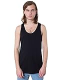 American Apparel Men Fine Jersey Tank Size XL Black