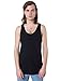 American Apparel Men Fine Jersey Tank Size XL Black