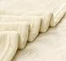 Exclusivo Mezcla Extra Large Fleece Throw Blanket for Couch, Sofa, 300GSM Super Soft and Warm Blankets, Ivory Throw All Season Use, Cozy, Plush, Lightweight, 50x70 Inches
