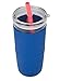 Bubba Capri Straw Tumbler with Silicone Sleeve, 32 oz, Blue