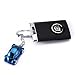 Keychain Flashlight, Jobon Zinc Alloy Car Key Chain with LED Light, Key Rings for Men, Women, Car Decorations, Perfect Christmas Gifts (Blue)