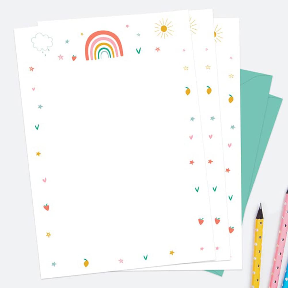 Chasing Rainbows - Notelet Writing Set - Pack of 20