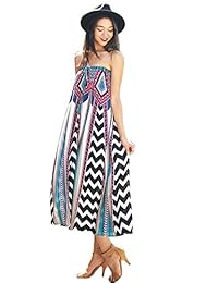 Flying Tomate Convertible de la dama Chevron impresión Maxi Falda