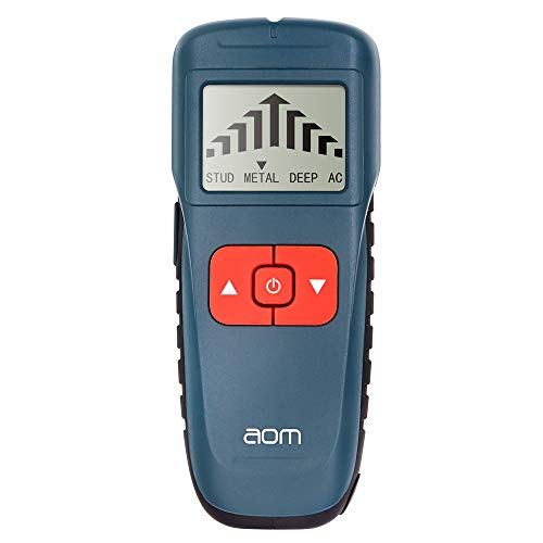 Stud Finder, 4 in 1 Stud Finder Sensor Wall Scanner Electric Beam Finders Wall Detector Center Finding with HD LCD Display and Audio Alarm, Accurate Location for Studs/Wood/Metal/Live AC Wires