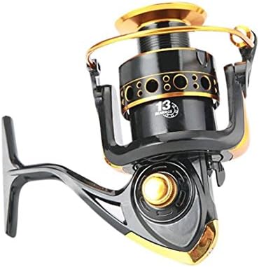SGMOER Outdoor Fishing Reel 5.5:1 Carp Super Strong Spinning Spinner with Left Right Interchangeable Collapsible Handle 12+1 Ball Bearings for Freshwater Saltwater Fishing
