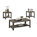 Monarch Specialties I 7914P Table Set, 3pcs Set, Coffee, End, Side, Accent, Living Room, Laminate, Brown, Transitional