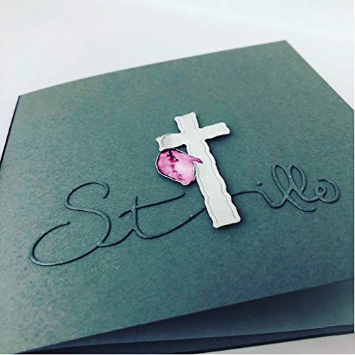 Hukai Cross Metal Cutting Dies Stencil Scrapbooking DIY Album Stamp Paper Card Emboss,Good Gift for Your Kids to Cultivate Their Hands-on Ability - Thumbnail 7