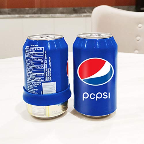 JUSHOOR Beer Can Covers Beverage Bottle Silicone Sleeve Hide a Beer 350ml (2Pack)