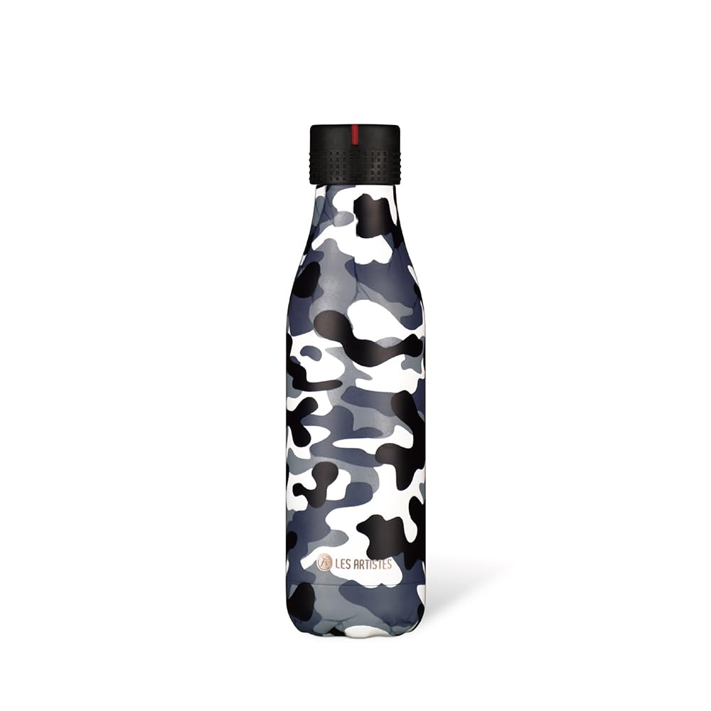 LES ARTISTES Bottle UP Gloss 500 ml/16,5fl.oz+Stic'it Bottle, Adult Unisex, Camouflage (Multicolour), 500 ml