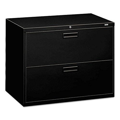 HON 582LP 500 Series 36 by 28-3/8 by 19-1/4-Inch 2-Drawer Lateral File, Black