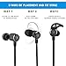 KEKU 3.5mm high Fidelity Earphones Wired Electronic Sports Headphones Noise Reduction Stereo Bass Gaming Headset with Microphone, with Extension Cord and PC Adapter for PC, Laptop and Mobile (Black)