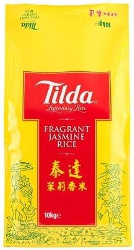 Tilda Fragrant Jasmine Rice 10kg Amazon Co Uk Grocery