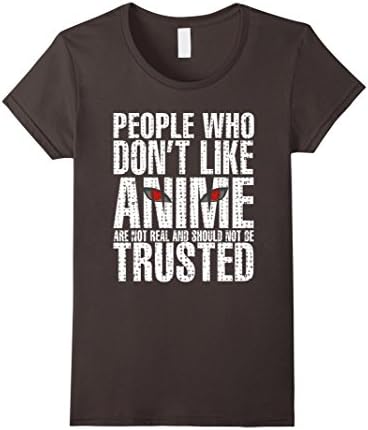Women's People who dont like anime shirt - Amazing anime eyes Small Asphalt