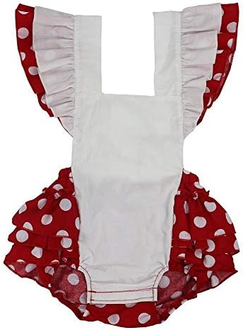 Wennikids Baby Girl's Summer Dress Clothing Ruffle Baby Romper