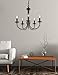 Bel Air Lighting TG9015 ROB Traditional Five Chandelier Outdoor-Post-Lights, Bronze/Dark