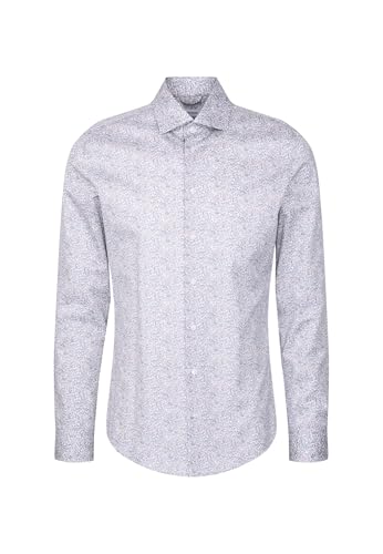 Seidensticker Slim Fit Langarm Business-Hemd Chemise, Bleu, 43 Hommes