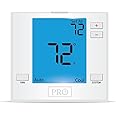 PRO1 IAQ T955WH Touchscreen Universal Programmable Thermostat with Humidity Control