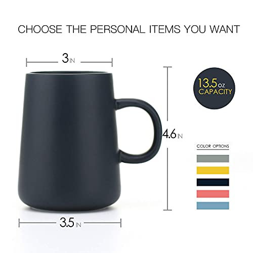 JYYT Frosted Ceramic Cup Coffee Cup Mug Tea Cup for Office and Home