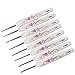 LFBEST 16 PCS Crochet Hooks Set with Case,Flower Pattern Ergonomic Handle Plastic Aluminum Crochet Hooks Needles for Arthritic Hands,Beginner Crochet Kit with Scissor,Ruler,Locking Stitch Markers