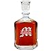 My Personal Memories, Custom Personalized 23 oz Liquor Decanter, Engraved Glass Whiskey Bottle with Name (Classic Design)