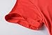 LARACE Plus Size Tops for Women Short Sleeve Shirts Casual Summer Clothes Round Neck Tunics for Leggings (1X, Red)