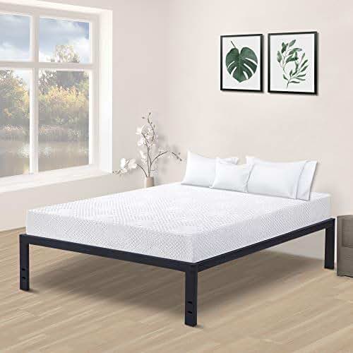 high rise bed frame queen