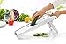 Mandoline Slicer w/ 5 Adjustable Blades - Vegetable Slicer - Food Slicer - Vegetable Cutter - Cheese Slicer - Vegetable Julienne Slicer with 5 Surgical Grade Stainless Steel Blades (White)