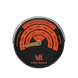 Wood Stove Thermometer,Stove Meter Thermometer for Wood Burning Stoves Top,Flues,Stovepipe Thermometer Measures Temperatures on StoveTop,Avoid Stove Fan Damaged by Overheat
