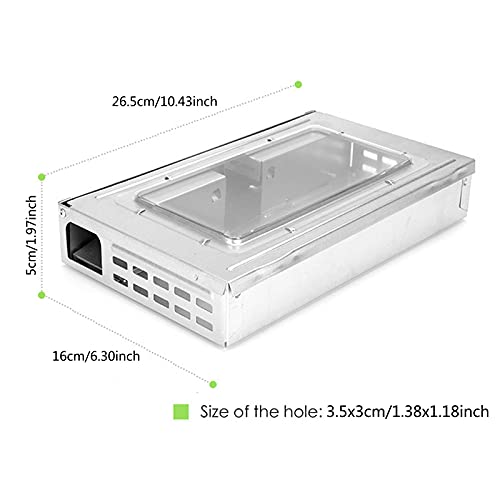 Justwide Ratonera Viva, Captura en Vivo Trampas para Ratones Múltiples, Captura Segura Humana, Captura de Trampa de Metal para Ratones