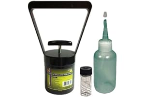 Sluice Monkey Black Sand Pull Magnet,3oz Sniffer Bottle and Glass Vial for Your Gold Panning