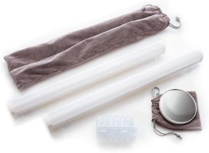Backstage Beauty Lights – White Edition LED Vanity Lighting – Set of 2 Lighting Rods
