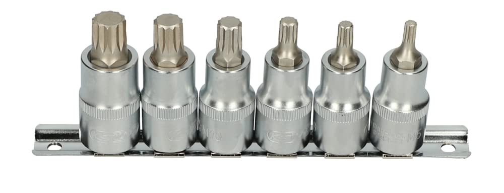 KS Tools 922.1870 6 Rail Socket Screwdriver XZN M5 – M14 55 mm 1/2