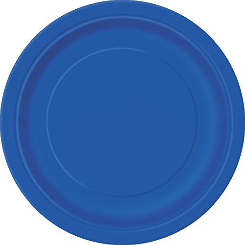 Royal Blue Paper Cake Plates, 50ct
