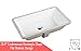 20.9 Inch Rectrangle Undermount Vitreous Ceramic Lavatory Vanity Bathroom Sink Pure White