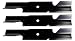 USA Mower Blades U11185BP (3) Extra High-Lift for Simplicity 5021227ASM Scag 482878 A48108 Length 18 in. Width 3 in. Thickness .200 in. Center Hole 5/8 in. 36in. 52 in. Deck primary