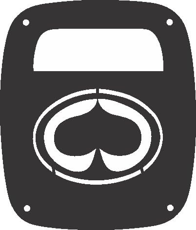 JeepTailsBlack Spade Tail lamp Light Covers Compatible with Jeep CJ or YJ and TJ Wranglers - Black - Set of 2