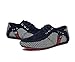 QIDIANTRADE Men's Fashion Casual Boat Gommino Shoes, Lace up Suede Sneaker, Breathable Slip.