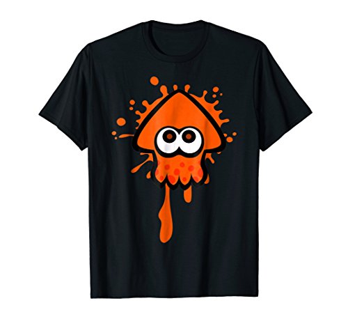 Nintendo Splatoon Orange Inkling Squid Splat Graphic T-Shirt T-ShirtOEKO-TEX STANDARD 100