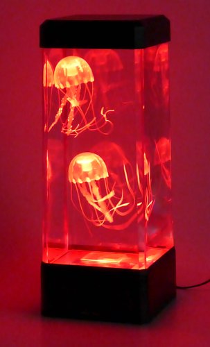 クラゲ Lサイズ シルバー ウォーターインテリア B00ew6efcm アクアリウム ファンタジーランプ おもちゃ雑貨 卸し売り購入