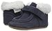 Robeez Baby-Boy's Sawyer Snuggle Bootie Boot, Navy, 6-12 Months M US Infant