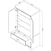 South Shore Versa 2-Door Armoire with Drawers, Weathered Oak