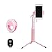 Selfie Stick Tripod 1.12M with Ring Light Remote Bluetooth for Live Stream Compatible for iPhone X/SE/6/6s/6 Plus/7/7 Plus/8/8 Plus/,Samsung 8/S8/S8 Plus,Nexus,LG,Moto and More(Pink)