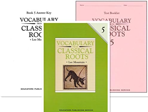 Vocabulary from Classical Roots Complete 8 Books SET - Book 4, 5