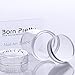 Born Pretty Transparent Nail Art Stamping Stamper Scraper Image Plate Manicure Tool Marshmallow Silicone Jelly Stamper with Cap 1PC 4cm XL Stamper Scraper 26498