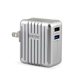 Zendure A-Series 3.4A (2.4A+1.0A) 17W 2-Port USB High-Speed Wall Charger for the A-Series External Batteries, iPhone 6, 6 plus, 5s 5c 5; iPad Air mini; Galaxy S5 S4; Note 3 2; the new HTC One (M8); Nexus and More - Silver