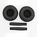 seninhi Soft Leather Headphone Ear Pads Cushion Pads for Sennheiser PX200 PX80 PC36 PX100 PMX100 PMX200 PXC300 PXC250 Earpads (Black)