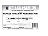J.J. Keller 115B Duplicate Carbonless Drivers Vehicle Inspection Report Book