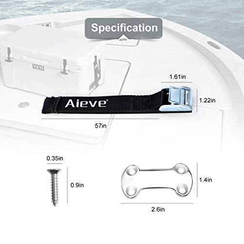 Aieve cooler tie down kit, cooler tie down kit para yeti tie down