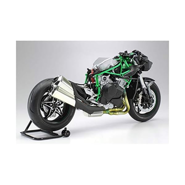 TAMIYA 300014136 14136 1:12 Kawasaki Ninja H2 Carbon, originalgetreue Nachbildung, Modellbau, Plastik Bausatz, Basteln… – Bild 4